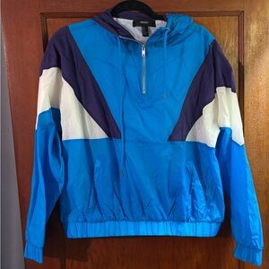 Forever 21 Blue and Purple Windbreaker